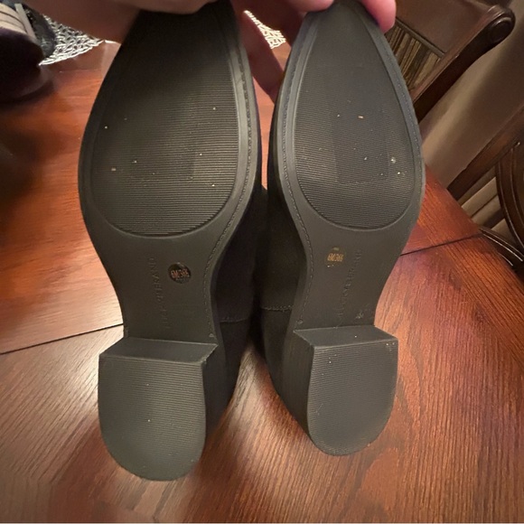 Lucky Brand Lefara Suede Mid-Calf Boots Black Size 6 - Picture 4 of 8